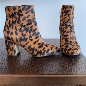 Sam Edelman Cheetah Print Ankle Bootie
